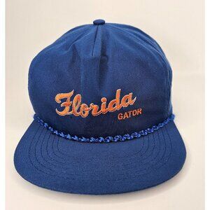 Vintage Florida Gators  Gators Script Corded Strapback Hat Cap with zipper